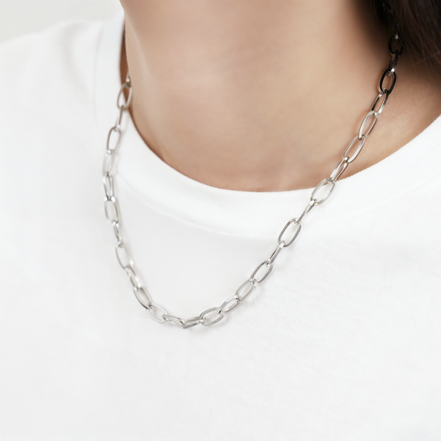 Sharp chain necklace (rne0127s)