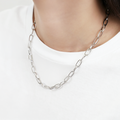 Sharp chain necklace (rne0127s)