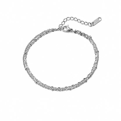 Pental ball chain double anklet(ran0013s)
