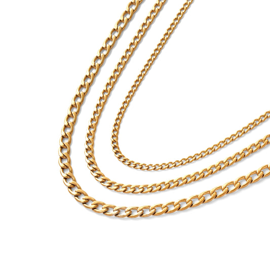 Miami chain necklace(cne0034g)