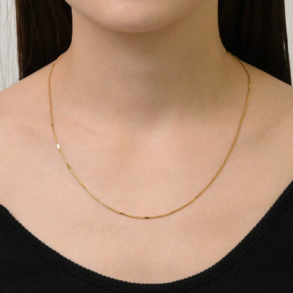 Round snake crushed necklace(rne0062g)