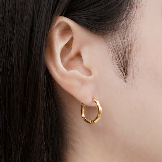 Twist hoop pierce(cpi0022g)