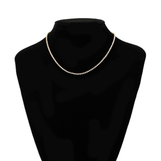 Cz tennis necklace (rne0120s)