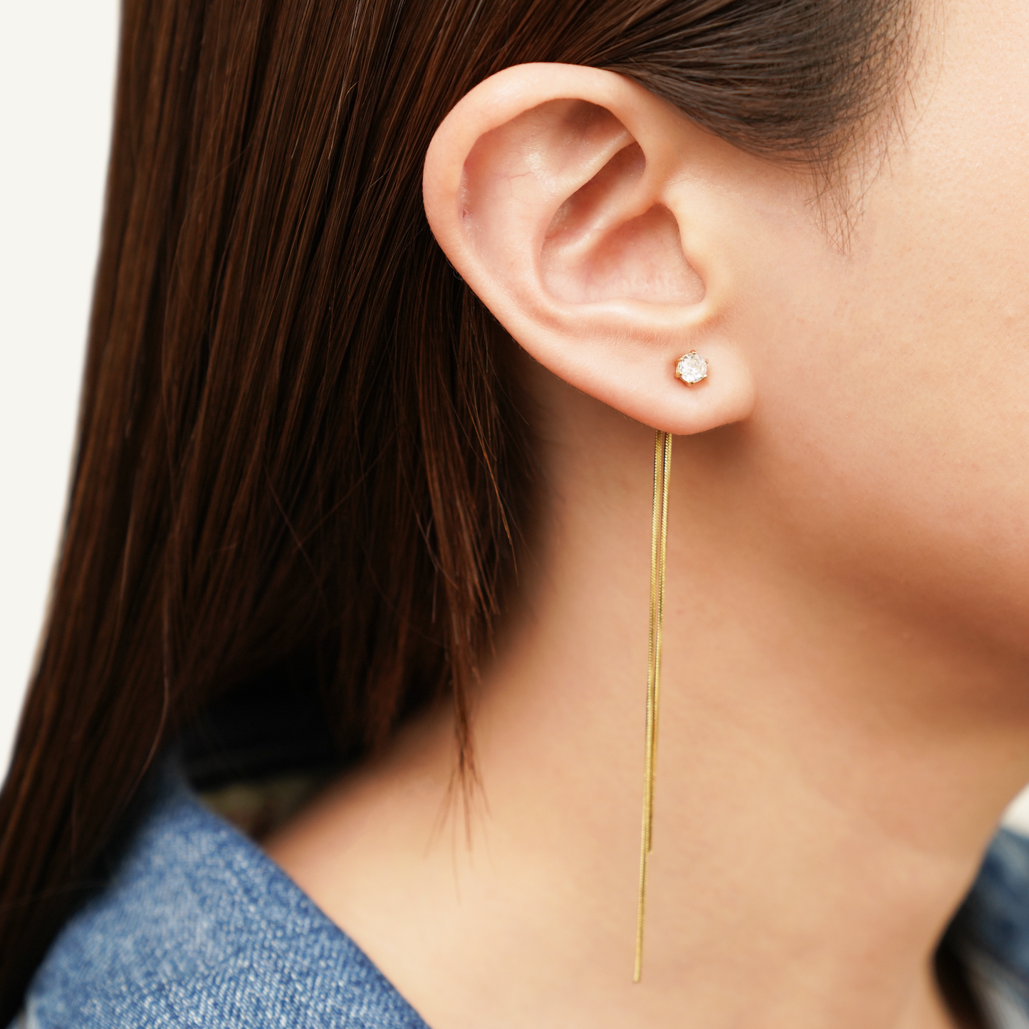 Cz long chain 2way pierce (rpi0070g)