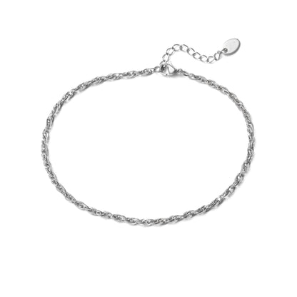 Woven chain anklet(can0009s)
