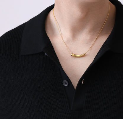 Eggplant snake chain necklace(cne0065g)