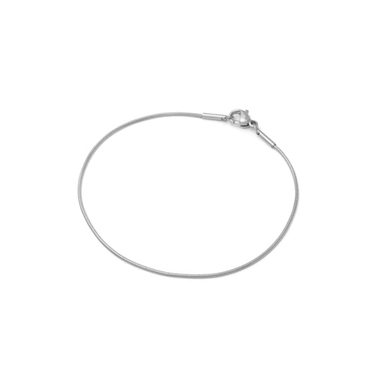 Round snake slim chain bracelet(cbr0031s)
