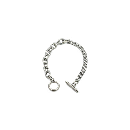 Two types cable chain bracelet(cbr0014s)