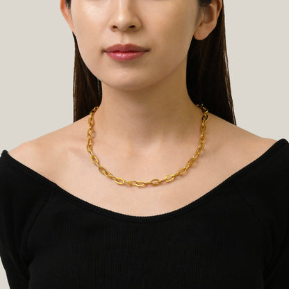 Leon chain necklace(rne0024g)