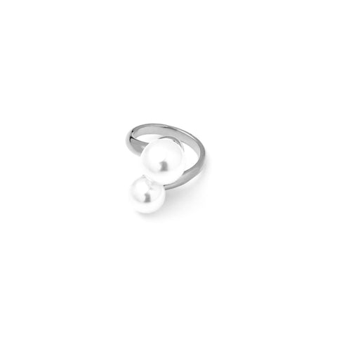 Double pearl ring(rri0017s)