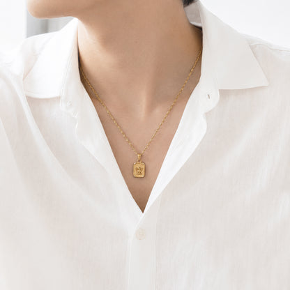 Angel zirconia pendant necklace(rne0134g)