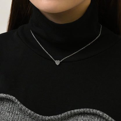 Tiny heart necklace(rne0059s)