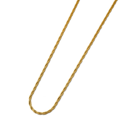 Flat rope chain necklace(rne0014g)