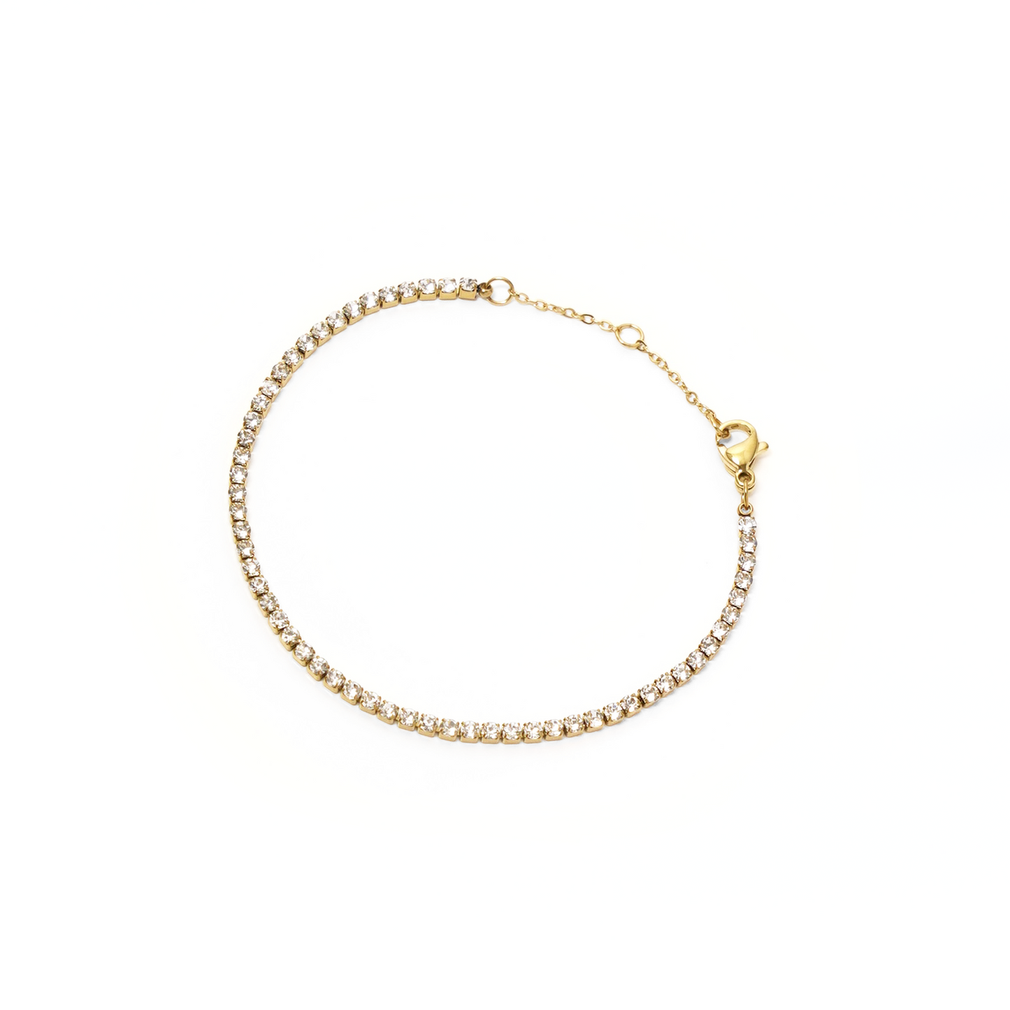 Cz tennis bracelet (rbr0039g)