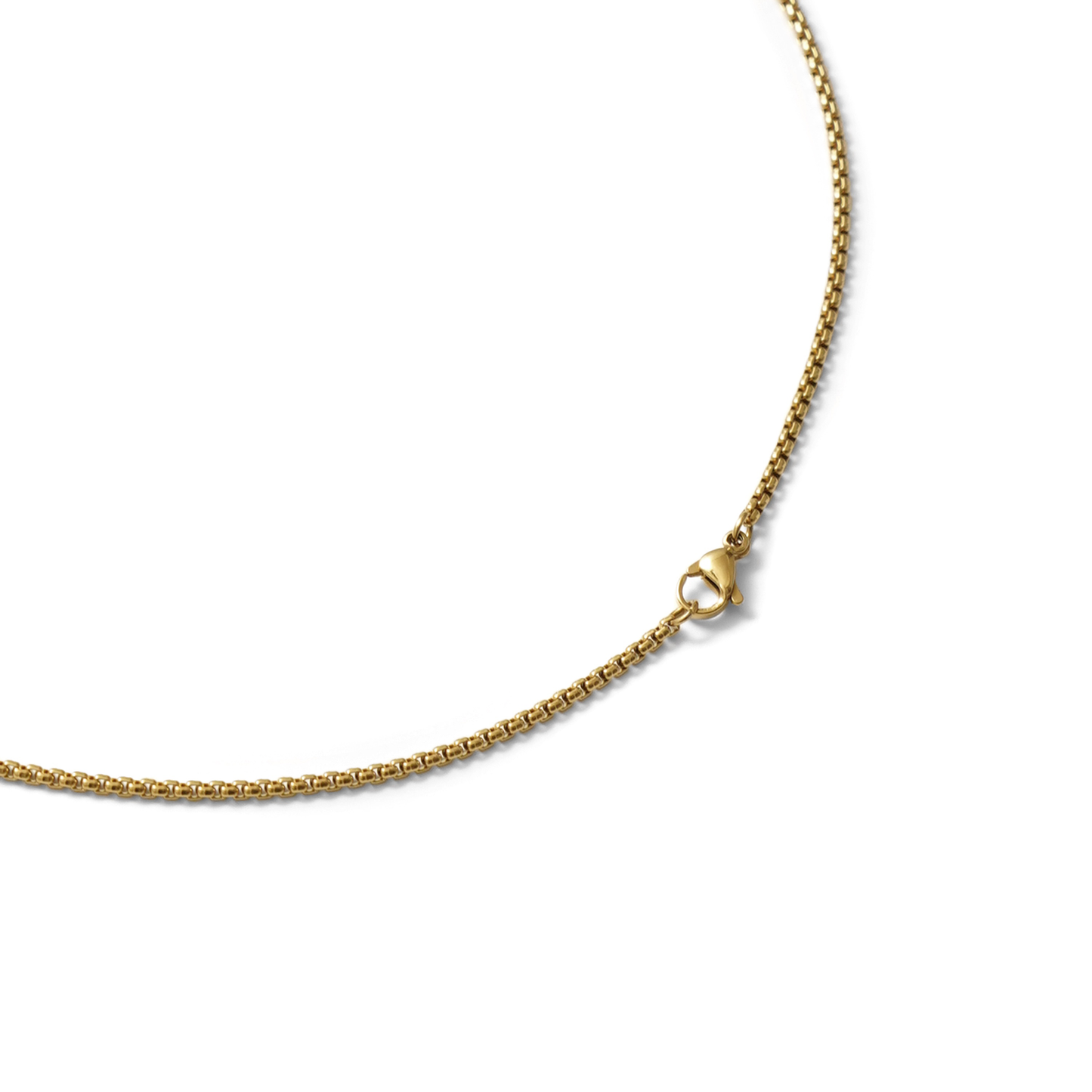 Black square pendant necklace(cne0047g)