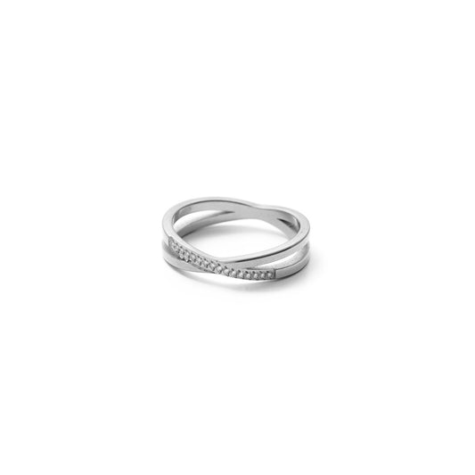Cross zirconia ring (rri0109s)