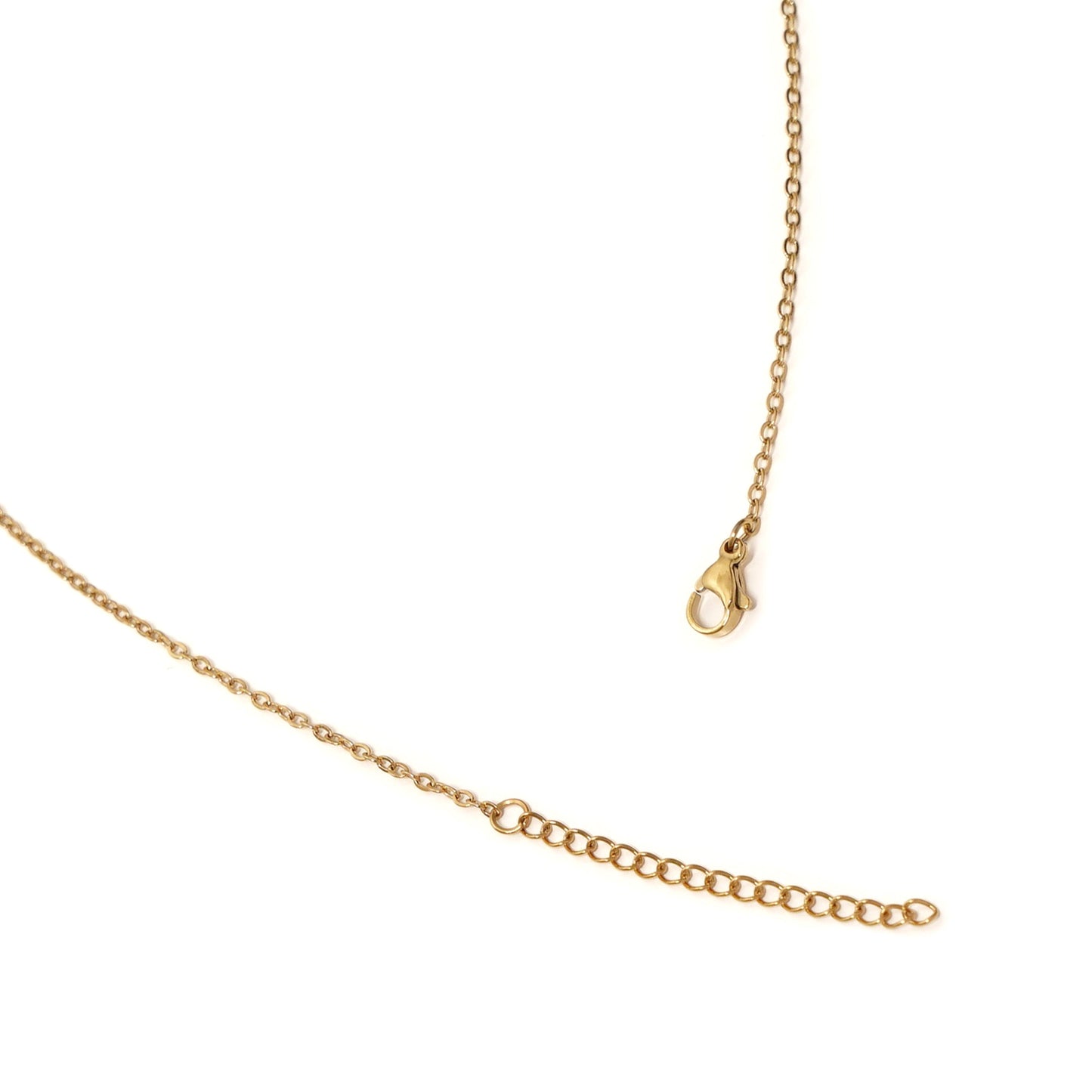 Flower charm necklace (rne0123g)