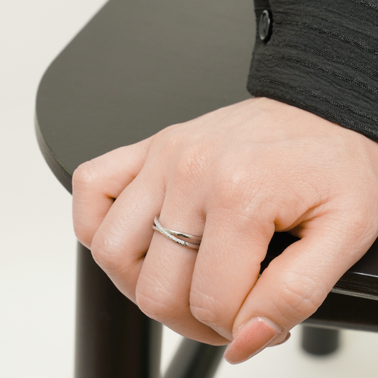 Cross zirconia ring (rri0109s)