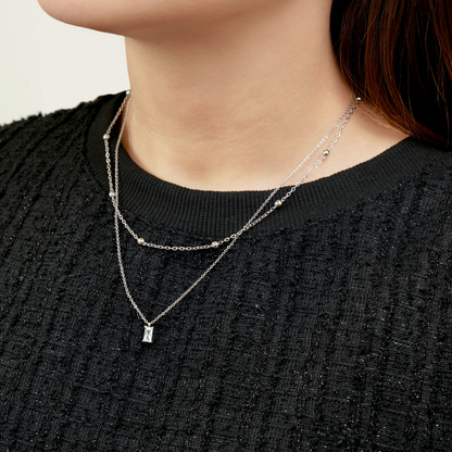 Dot ball necklace (rne0112s)
