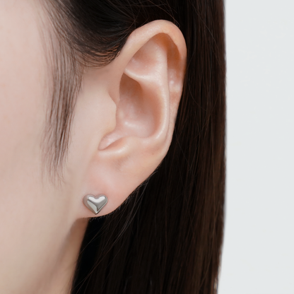 Small heart pierce silver|cross Jewellia|金アレ対応・ユニ Small heart pierce silver|cross Jewellia|金アレ対応・ユニ
