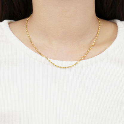 Dot chain necklace(rne0061g)