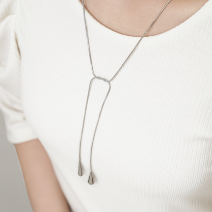 Drop long snake necklace(rne0087s)