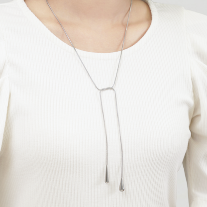 Drop long snake necklace(rne0087s)