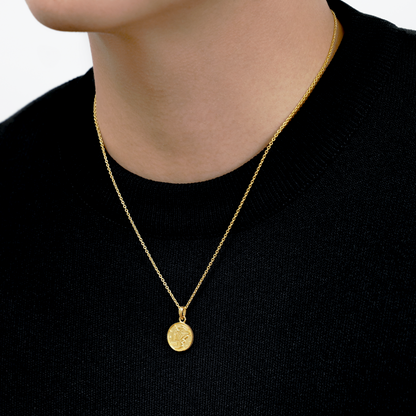 Hawaiian liberty coin necklace(Hne0003g)