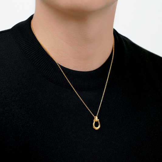 Hawaiian horseshoe necklace (Hne0017g)