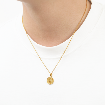Hawaiian liberty coin necklace(Hne0003g)