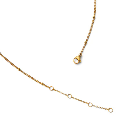 Dot chain necklace(rne0074g)
