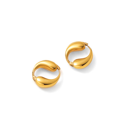 T　Double drop hoop pierce (rpi0066g)