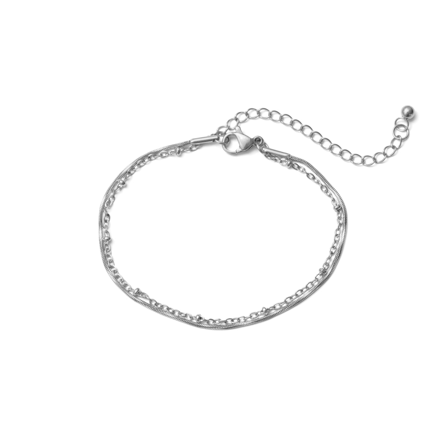 Double chain bracelet(rbr0051s)