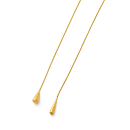 T　Drop long snake necklace(rne0086g)