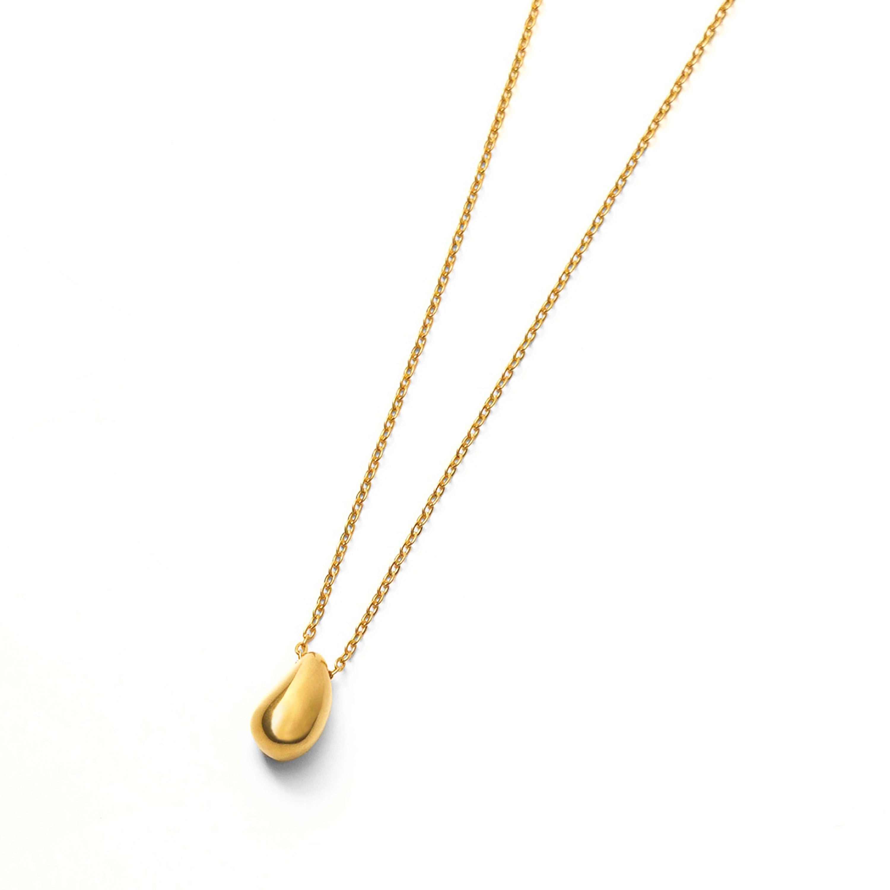 Drop necklace gold｜cross Jewellia｜金アレ対応・ユニセックスジュエリー