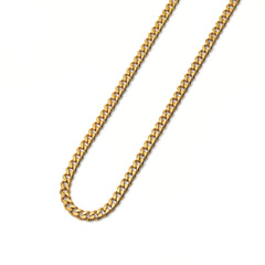 Flat link chain necklace silver｜cross Jewellia｜金アレ対応・ユニ