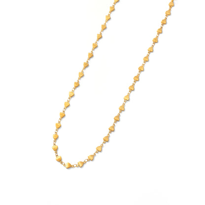 Heart chain necklace(rne0100g)