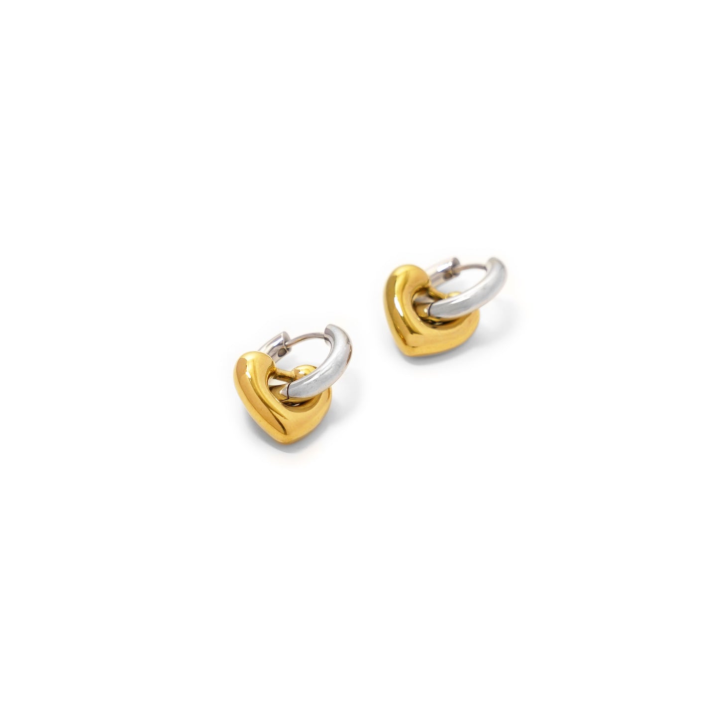Heart hoop 2way pierce (rpi0072b)