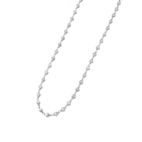 Heart chain necklace(rne0101s)