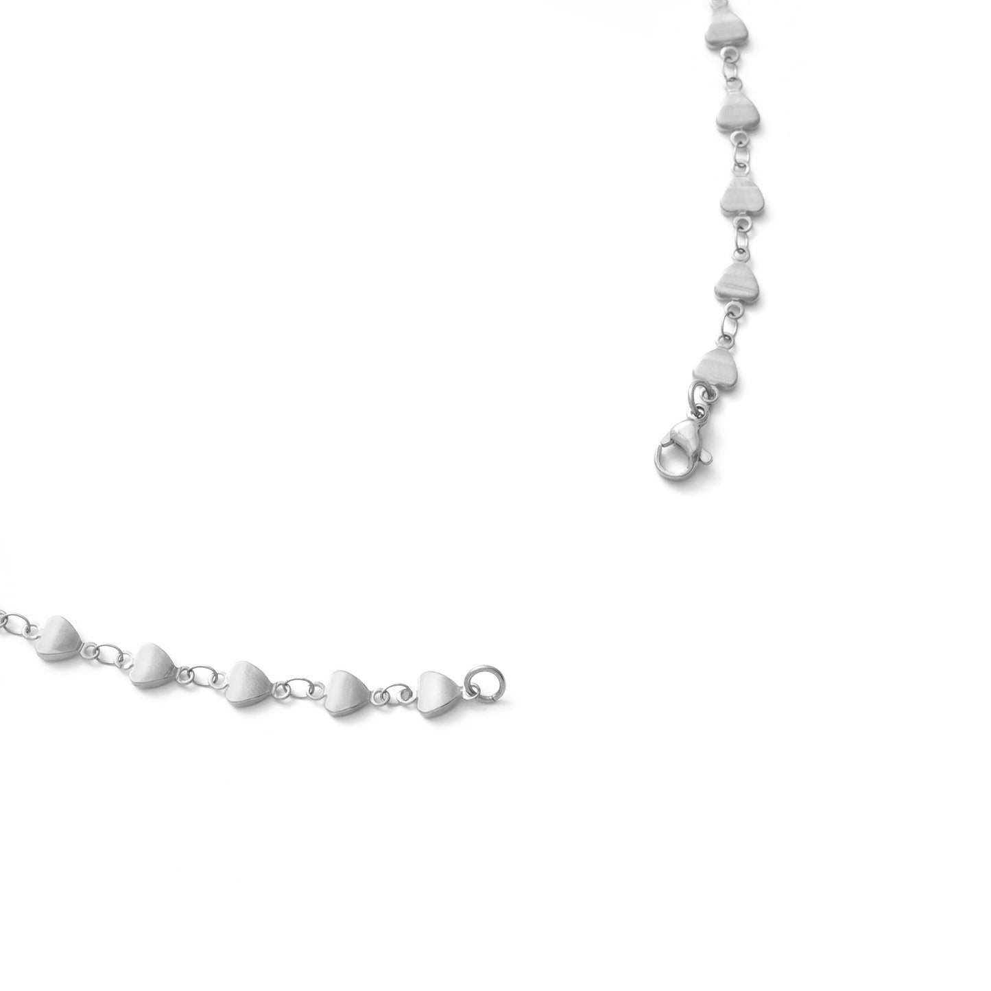 Heart chain necklace(rne0101s)