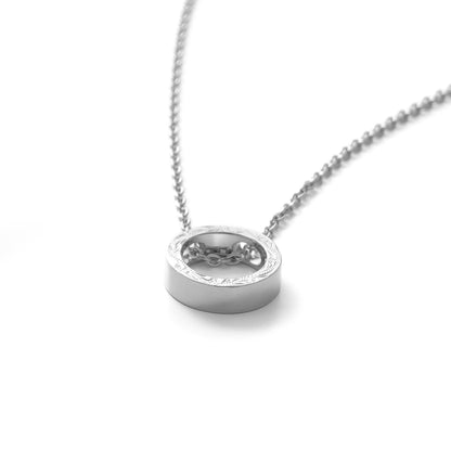 Hawaiian scroll circle necklace (Hne0014s)