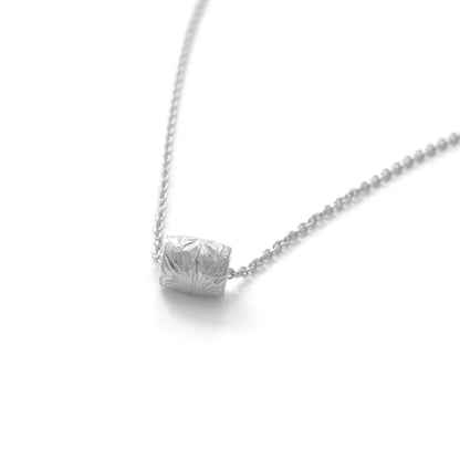 Hawaiian scroll barrel necklace (Hne0016s)