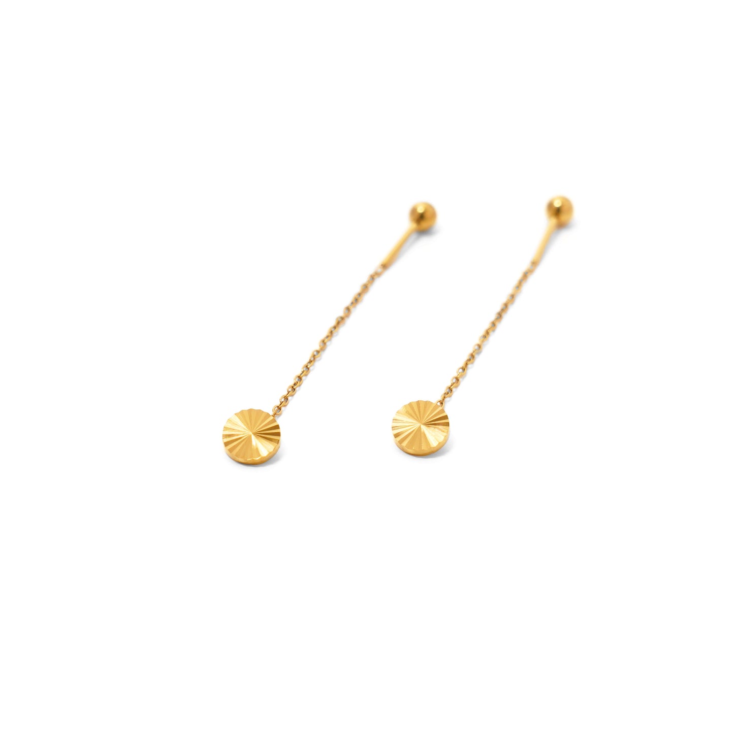T　Jagged circle long chain pierce (rpi0080g)