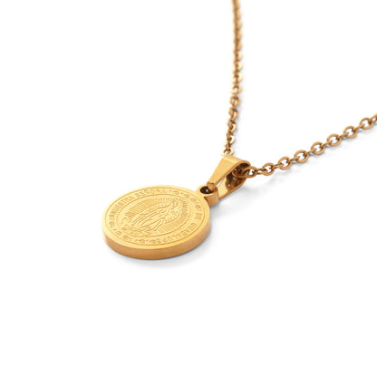Maria coin necklace(cne0036g)
