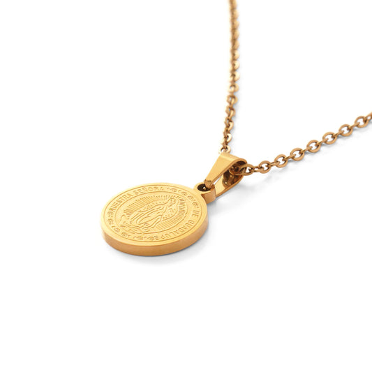 Maria coin necklace(cne0036g)