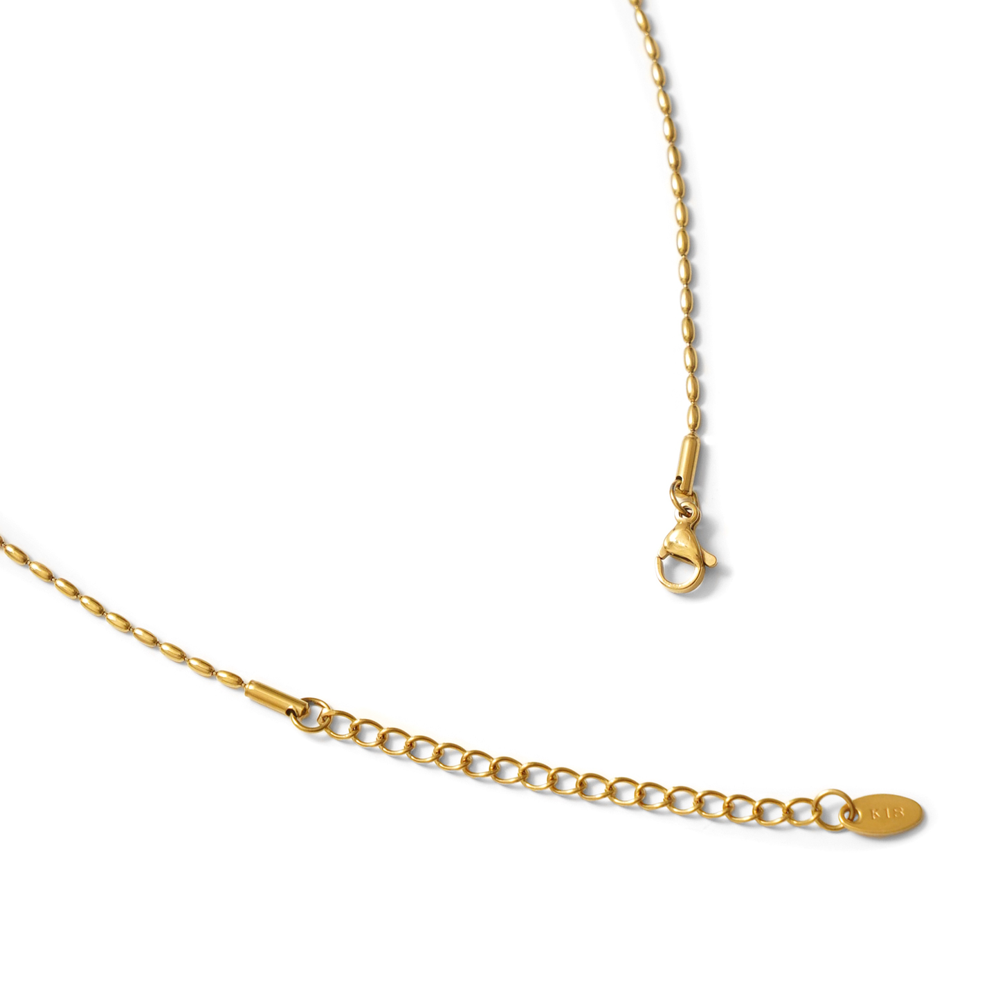 Oval chain necklace(cne0100g)