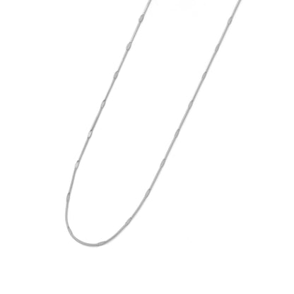 Round snake crushed necklace(rne0063s)