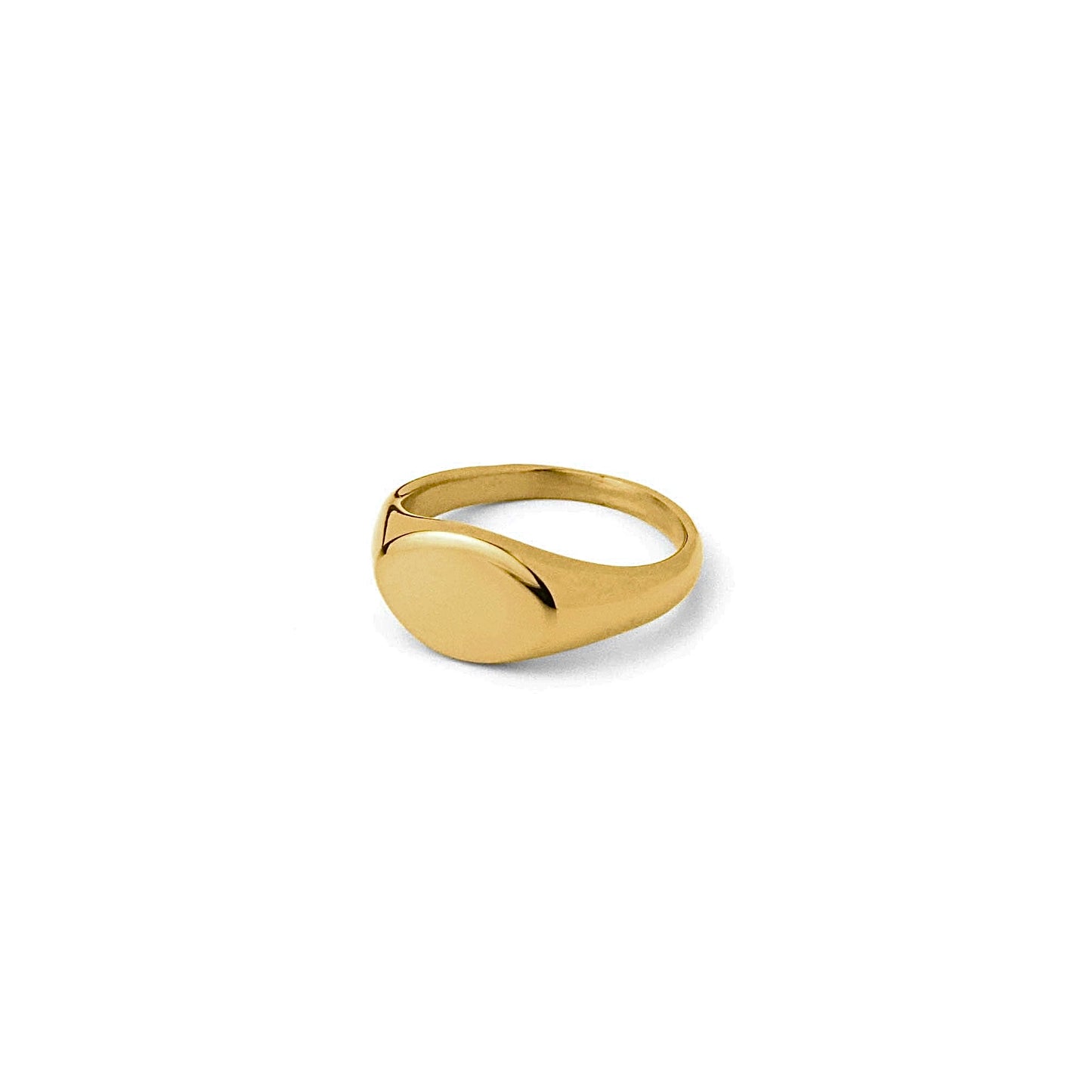 Slim circle signet ring(criT035g)