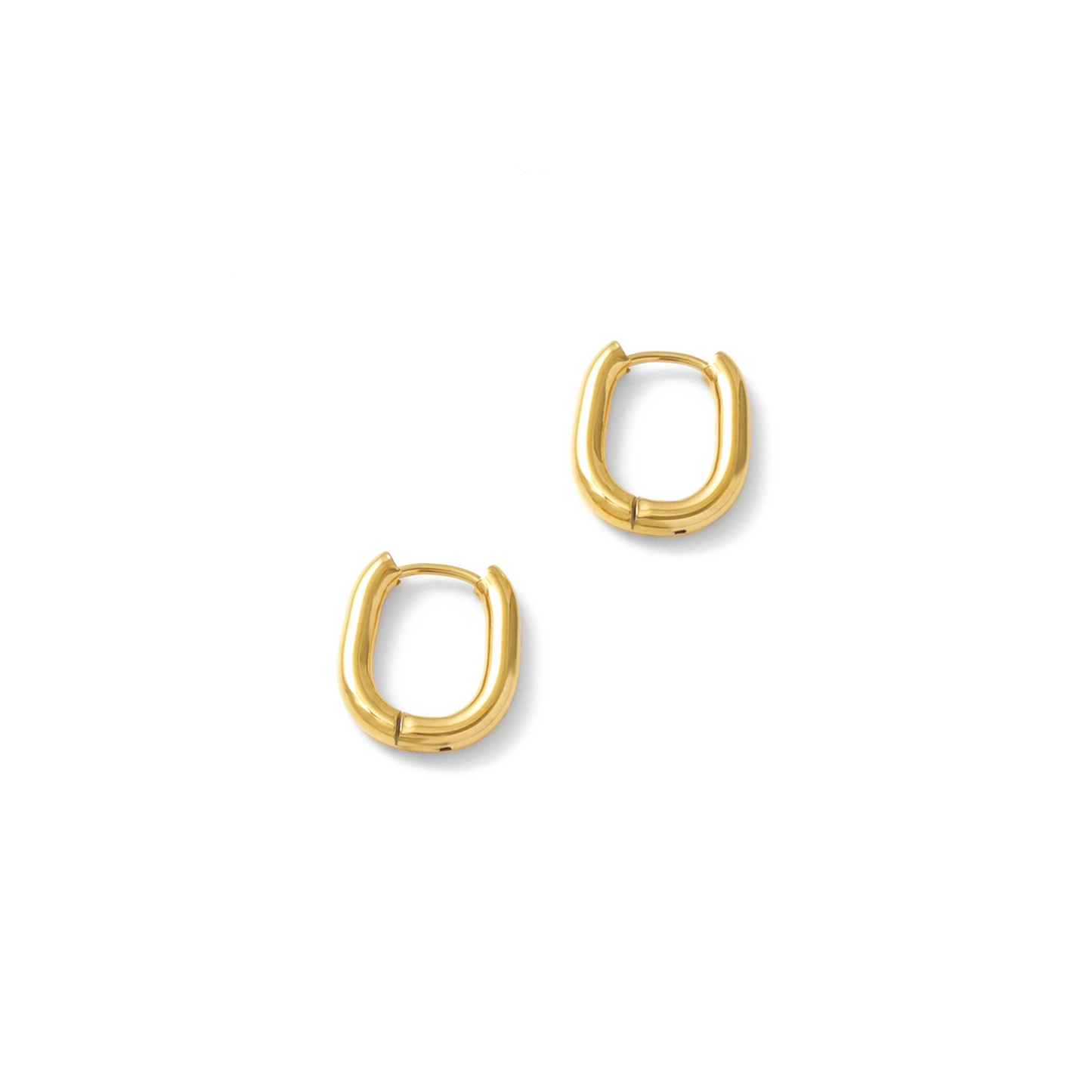 Small square hoop pierce(rpi0045g)