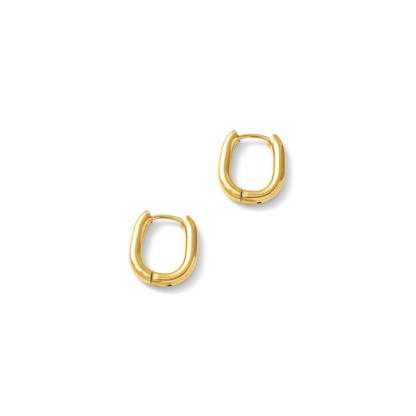Small square hoop pierce(rpi0045g)